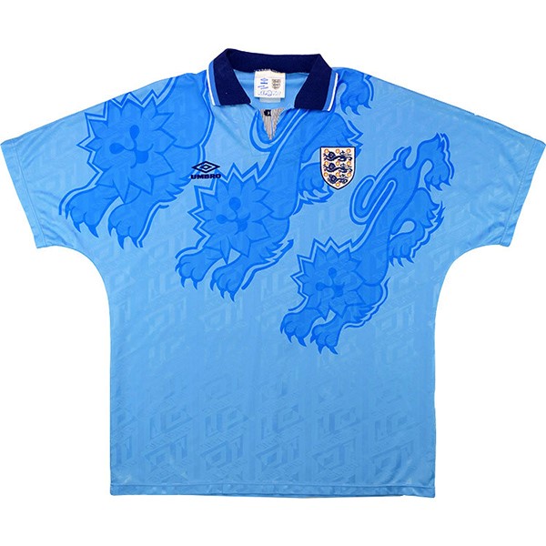 Tailandia Camiseta Inglaterra 3ª Retro 1992 Azul